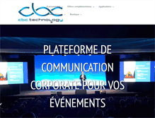 Tablet Screenshot of cbc-technology.com
